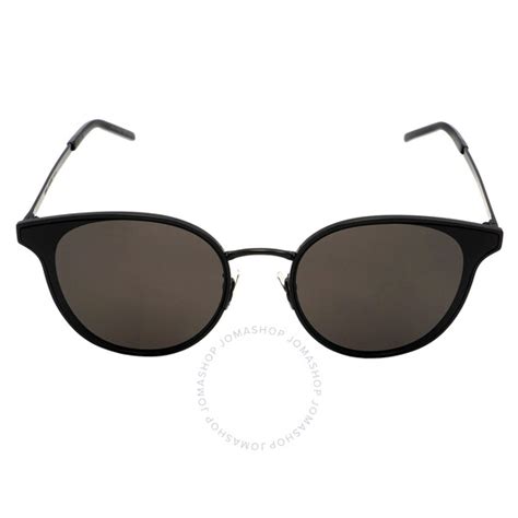 Saint Laurent Black Round Unisex Sunglasses SL 271/K